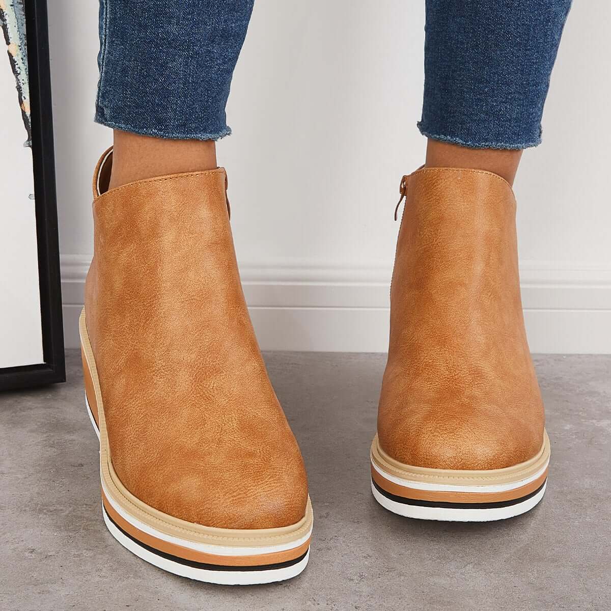 Danielle – Modische Plateaustiefel