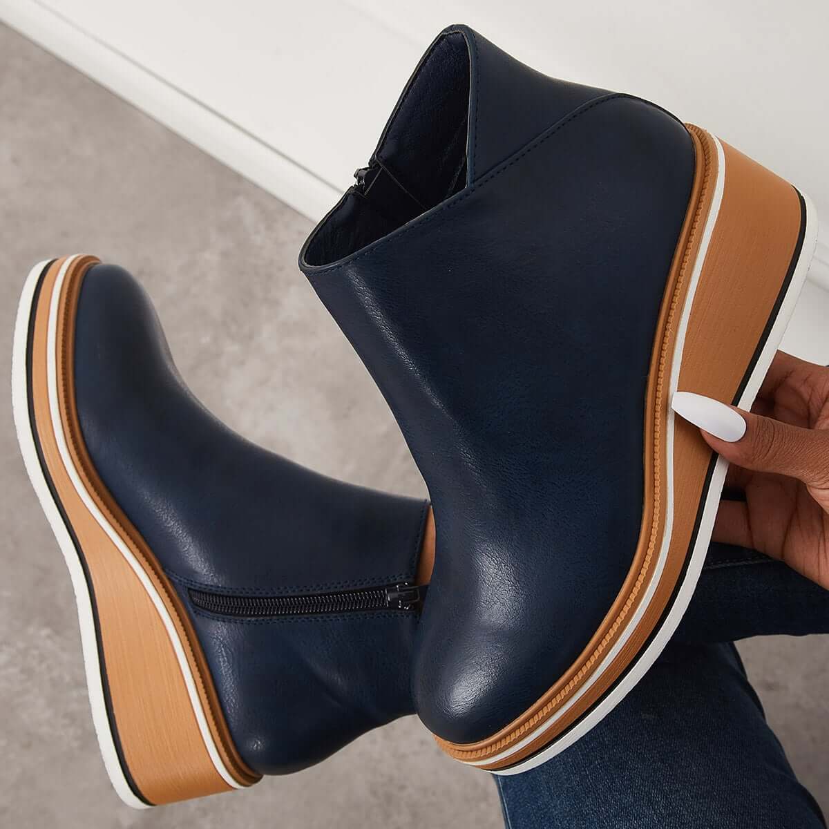 Danielle – Modische Plateaustiefel