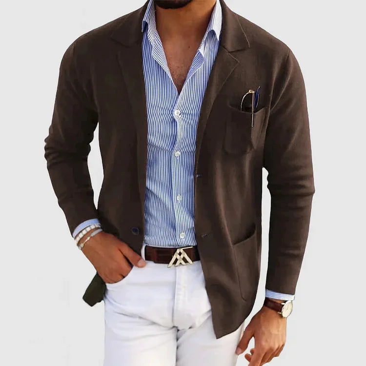 Nico – Eleganter Herrenblazer mit Revers und Knöpfen
