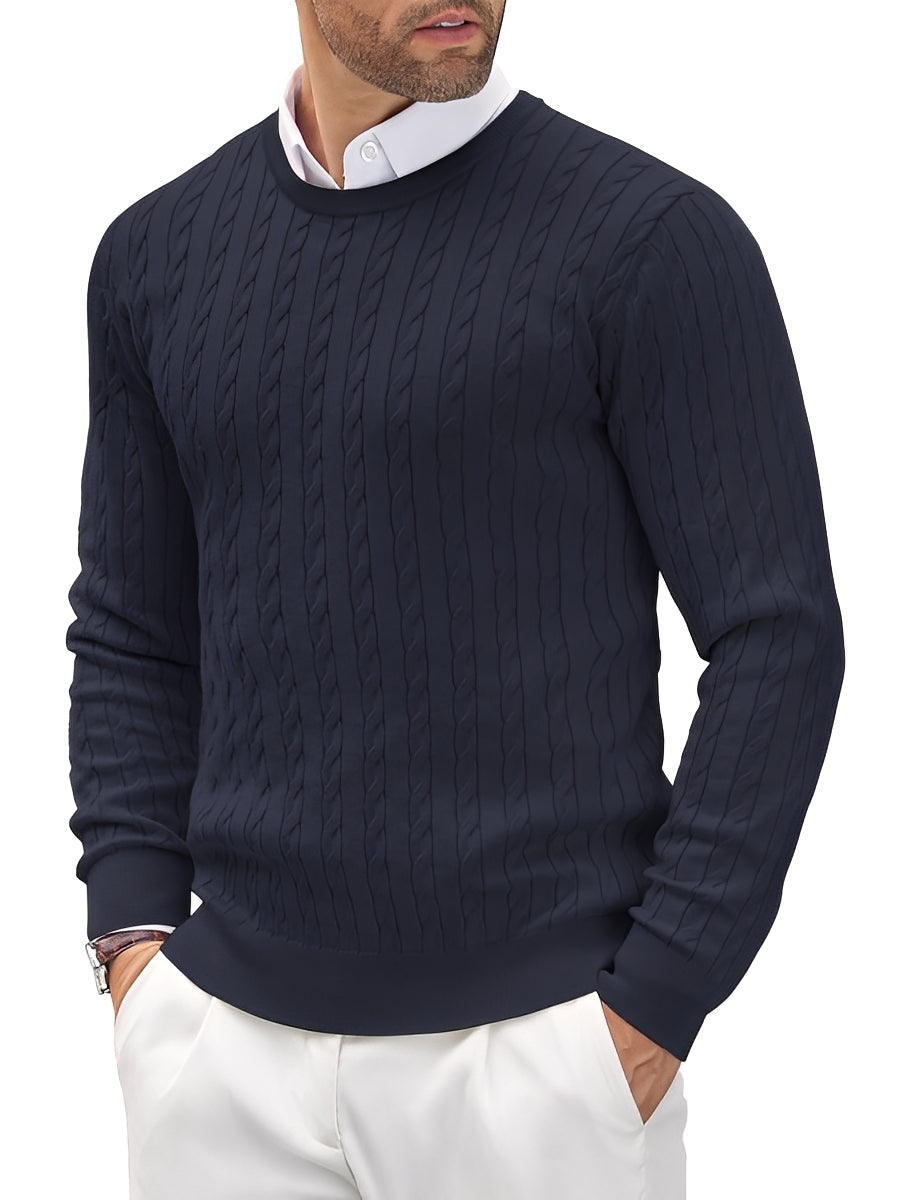 Randell - Stilvoller, eng anliegender Herrenpullover