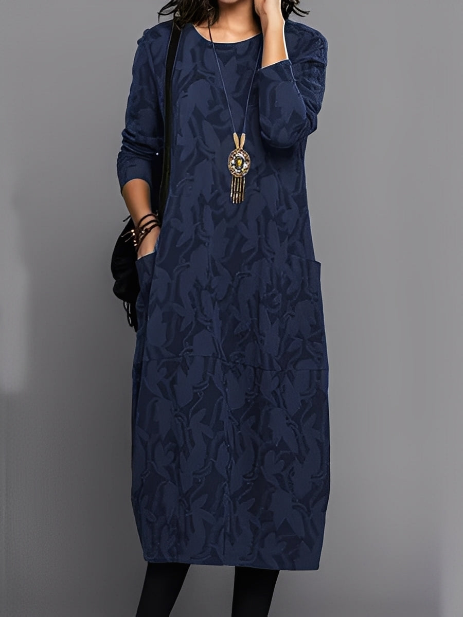 Kadence - Elegantes Damenkleid mit langen Ärmeln