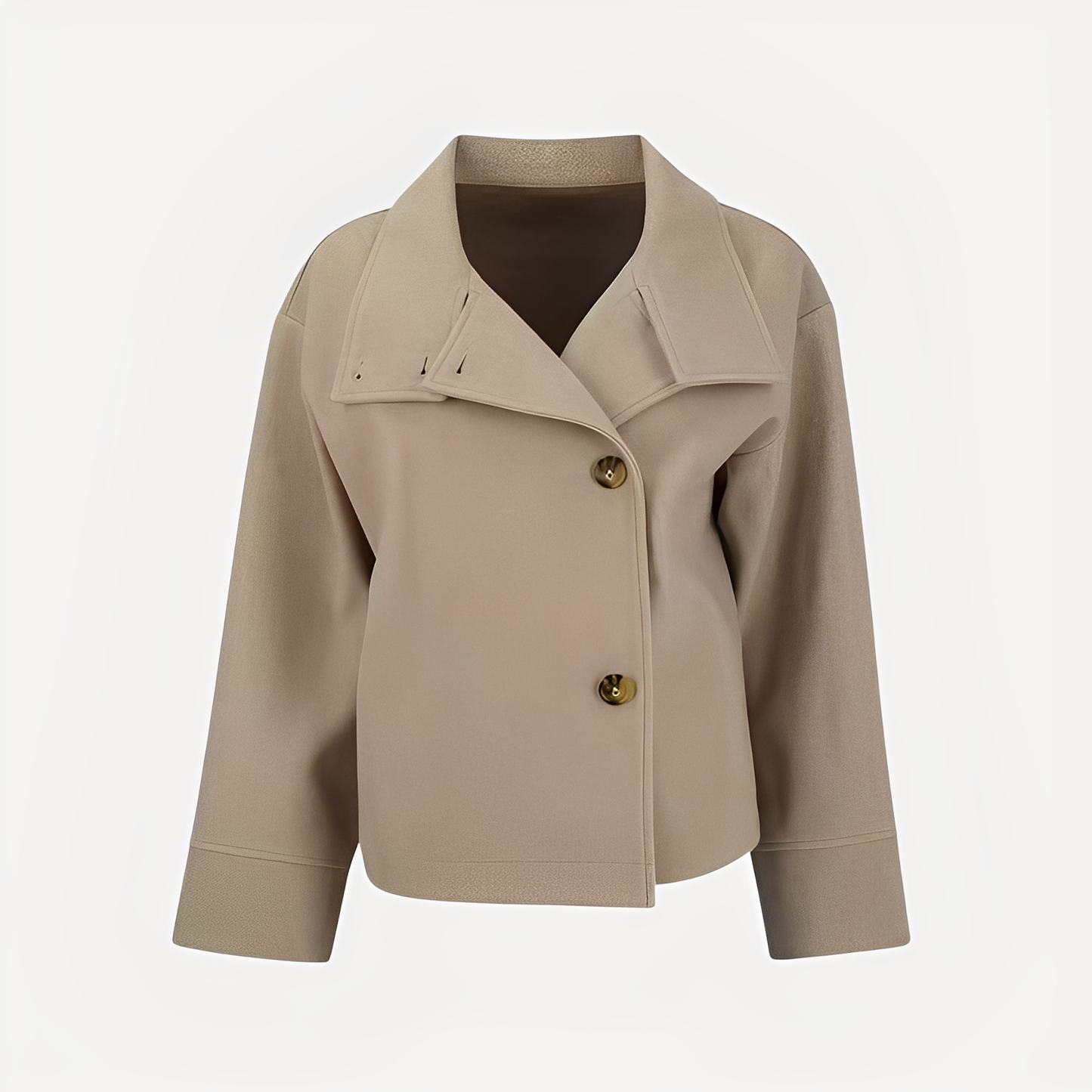 Carolyn - Elegante Wolljacke für Damen mit einem Knopf