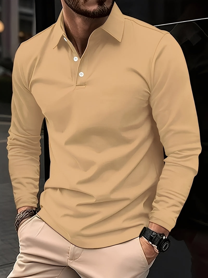 Burton - Klassisches Langarm-Poloshirt für Herren