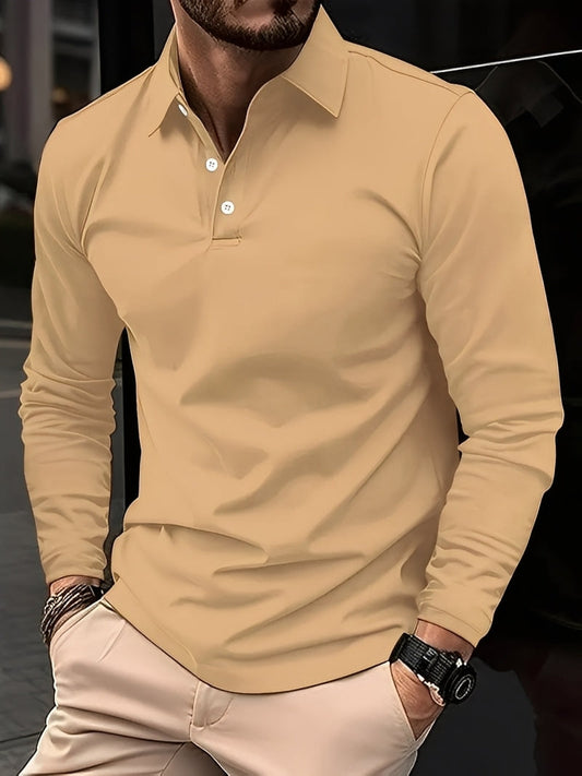 Burton - Klassisches Langarm-Poloshirt für Herren