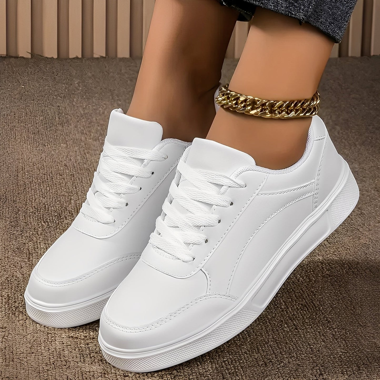 Rexanne - Moderne Damensneaker aus Kunstleder