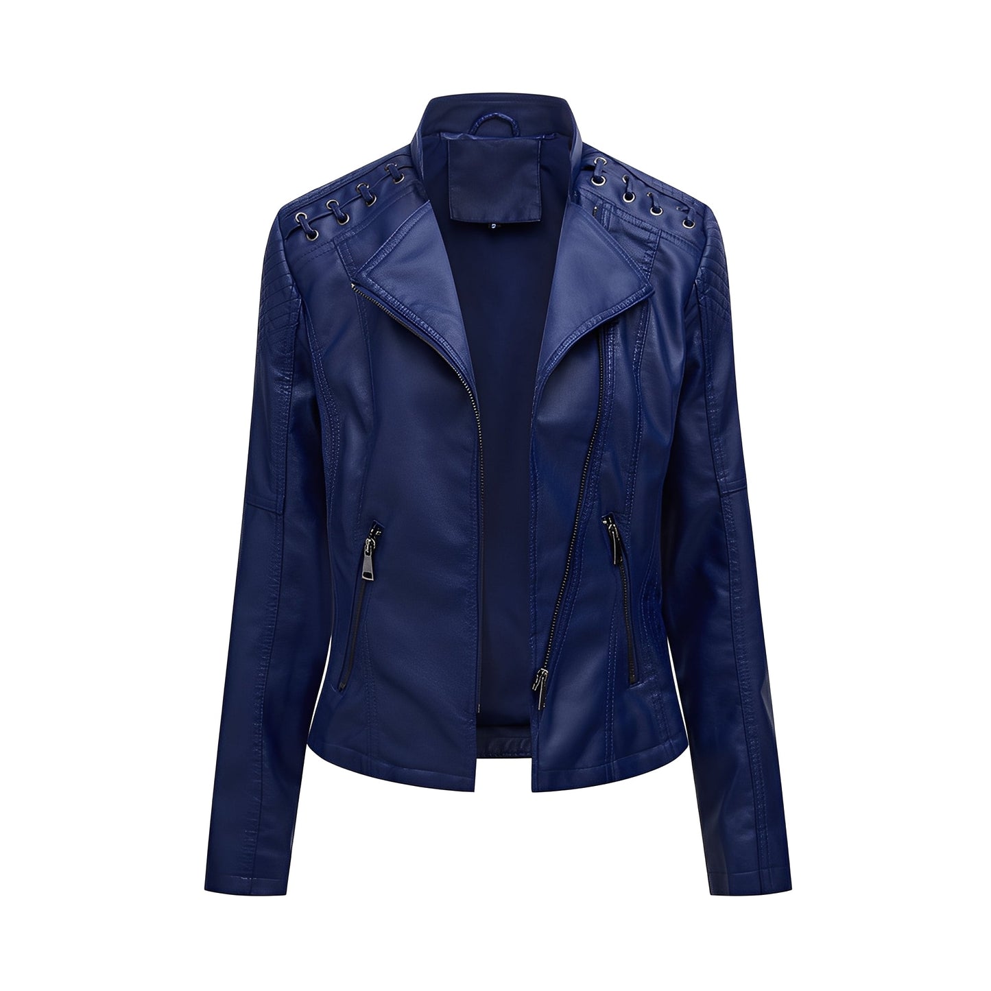 Narelle - Schicke, eng geschnittene kurze Damenlederjacke