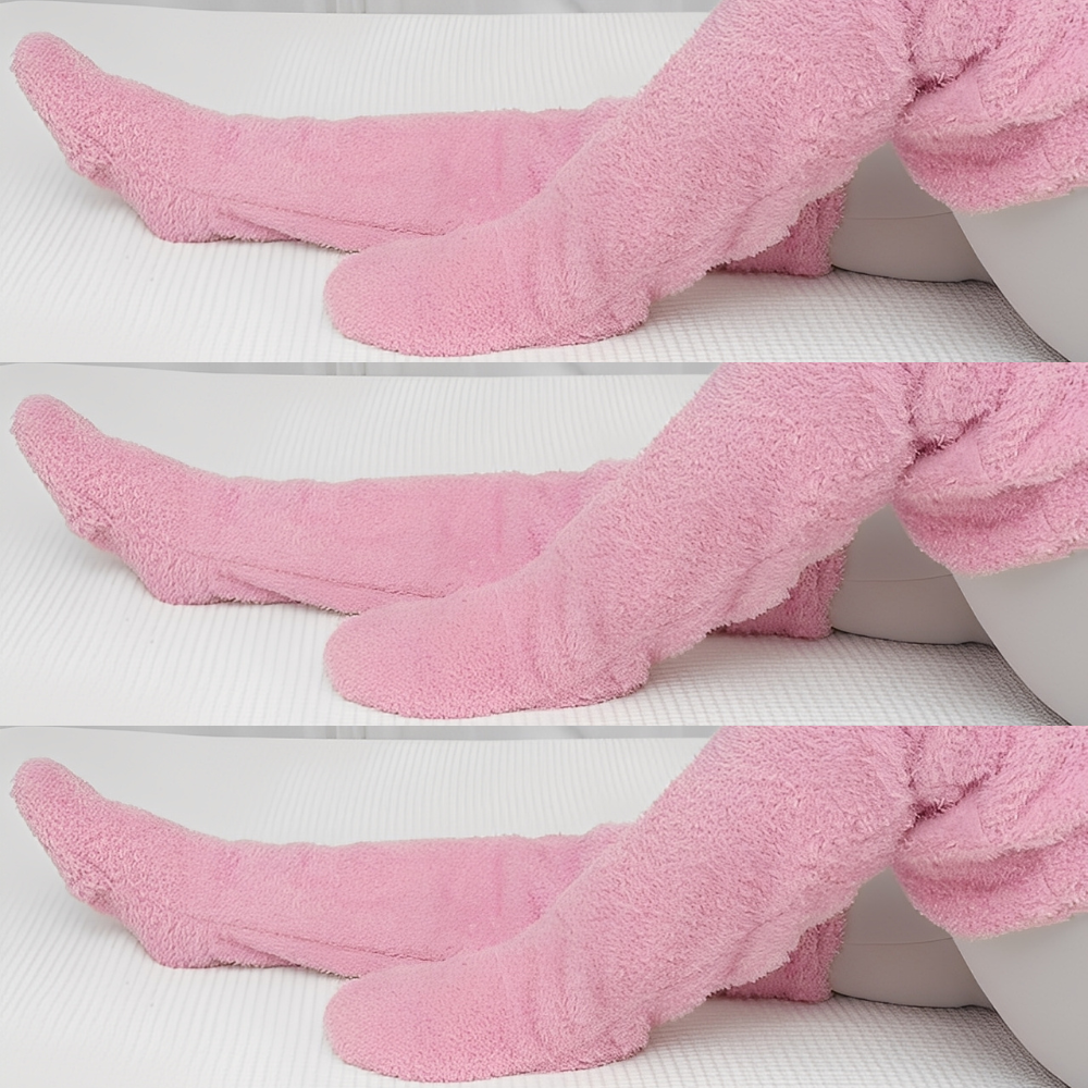 Camellia - Warme, kniehohe Wintersocken für Damen