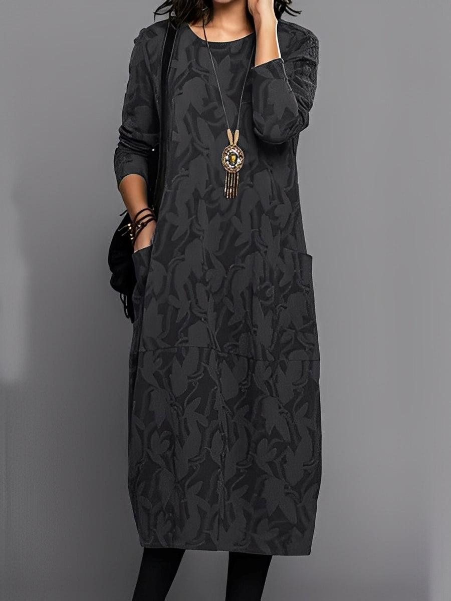 Kadence - Elegantes Damenkleid mit langen Ärmeln