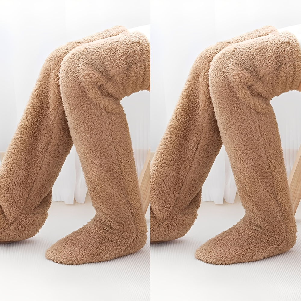Camellia - Warme, kniehohe Wintersocken für Damen