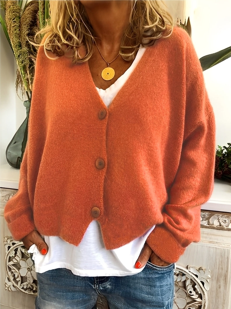 Deena - Weicher, legerer und wärmerer Damen-Cardigan