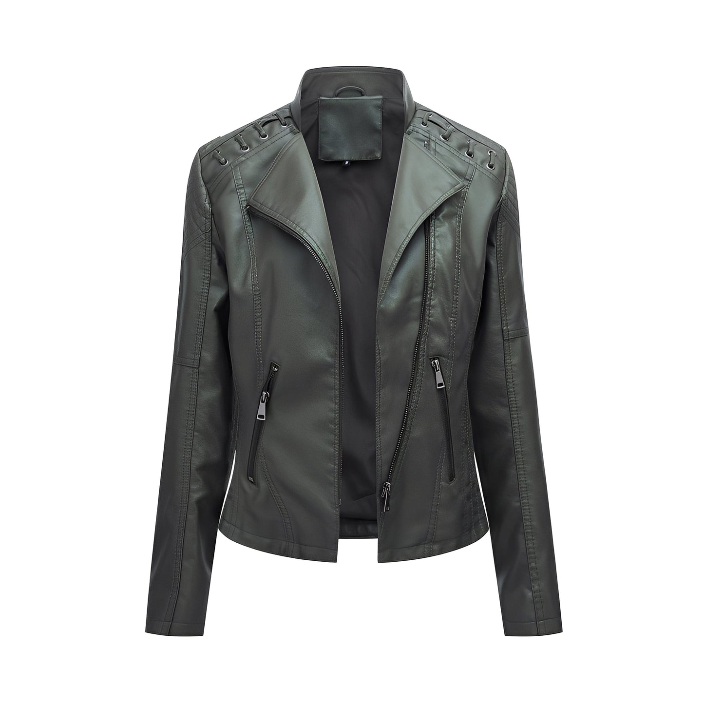 Narelle - Schicke, eng geschnittene kurze Damenlederjacke