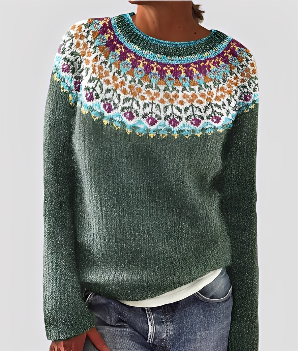 Christal - Damen-Wollpullover, elegant und leger geschnitten