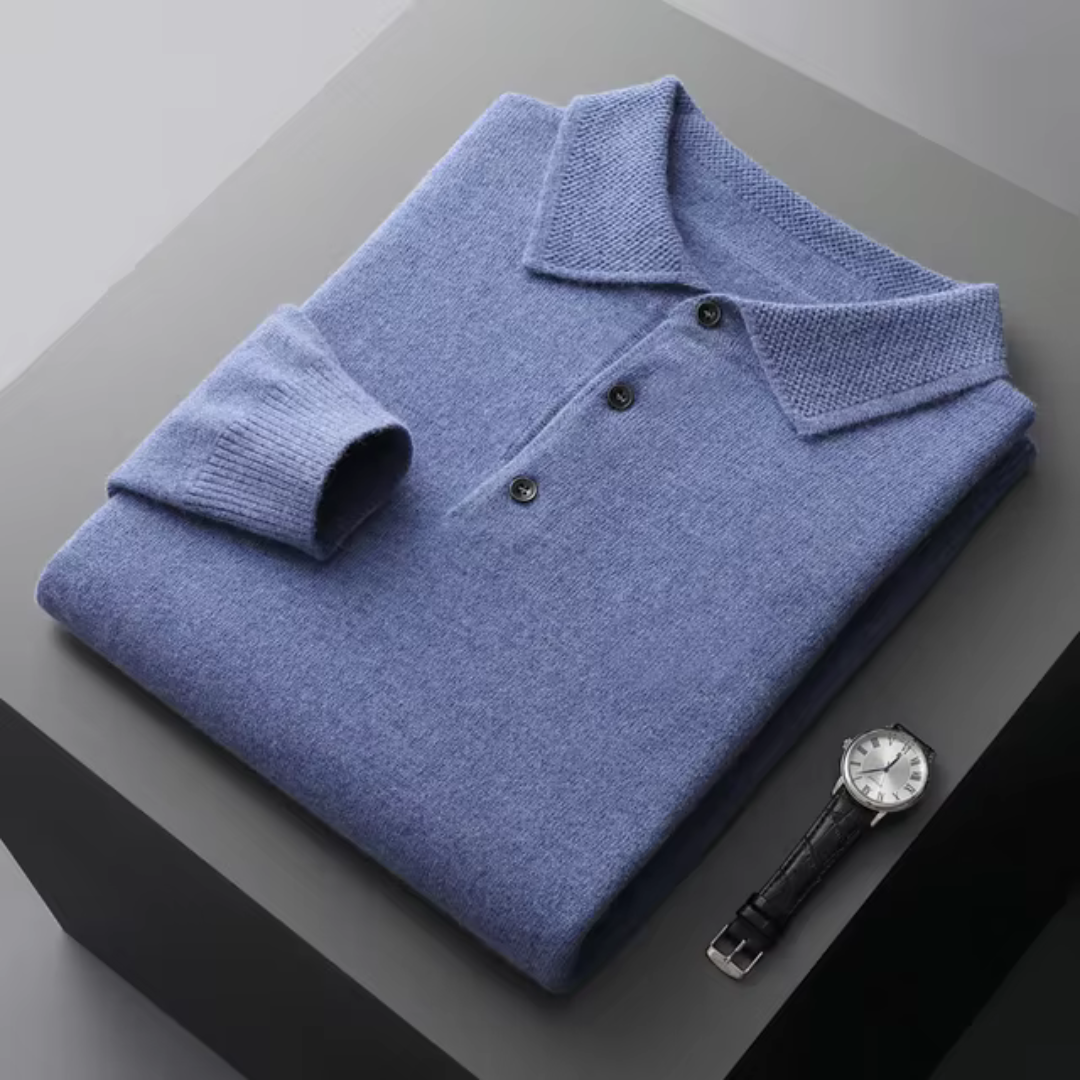Louis - Polo mit langen Ärmeln