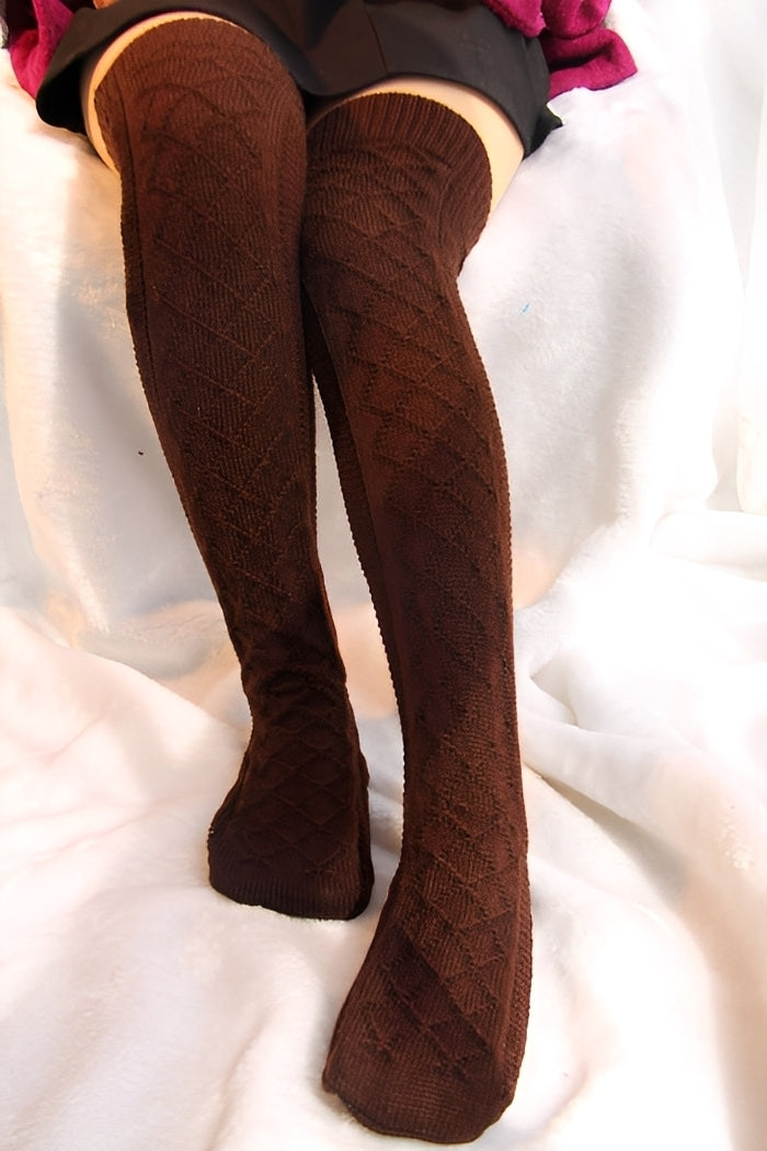 Rozanne - Modische und warme Overknee-Socken für Damen
