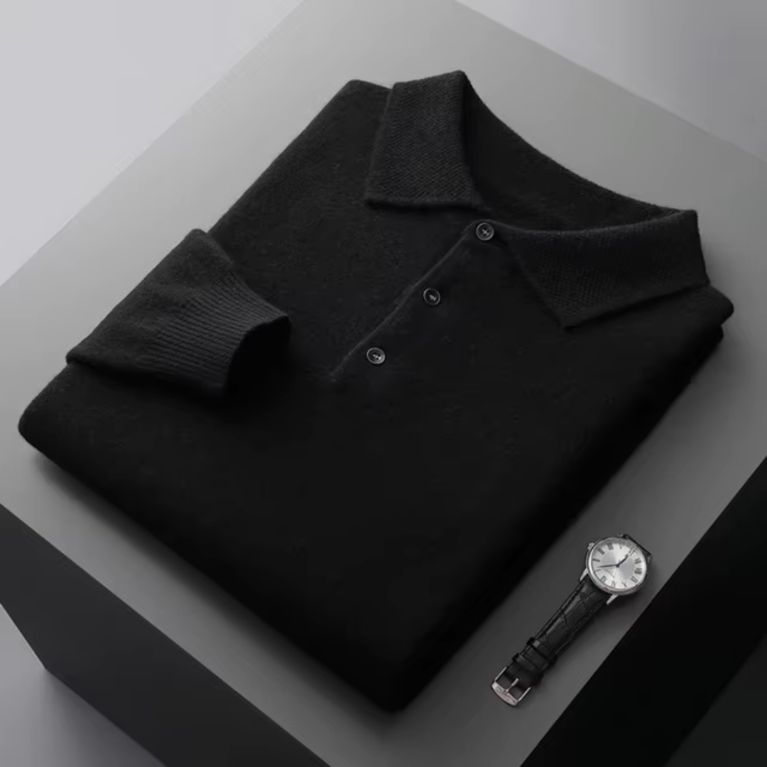 Louis - Polo mit langen Ärmeln