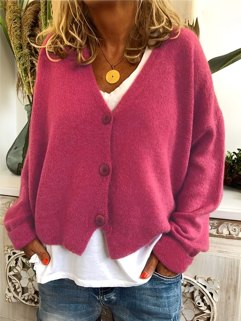 Deena - Weicher, legerer und wärmerer Damen-Cardigan