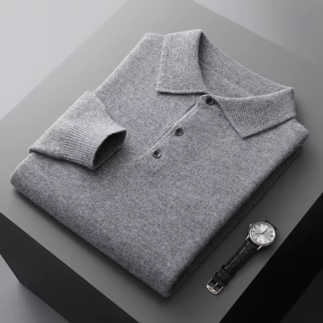 Louis - Polo mit langen Ärmeln