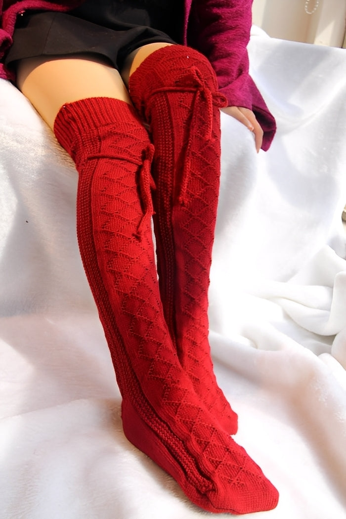Rozanne - Modische und warme Overknee-Socken für Damen