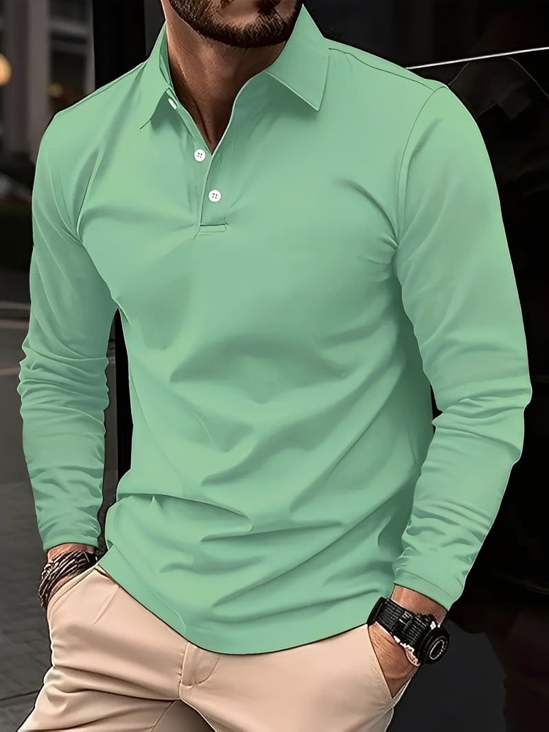 Burton - Klassisches Langarm-Poloshirt für Herren