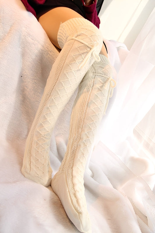 Rozanne - Modische und warme Overknee-Socken für Damen