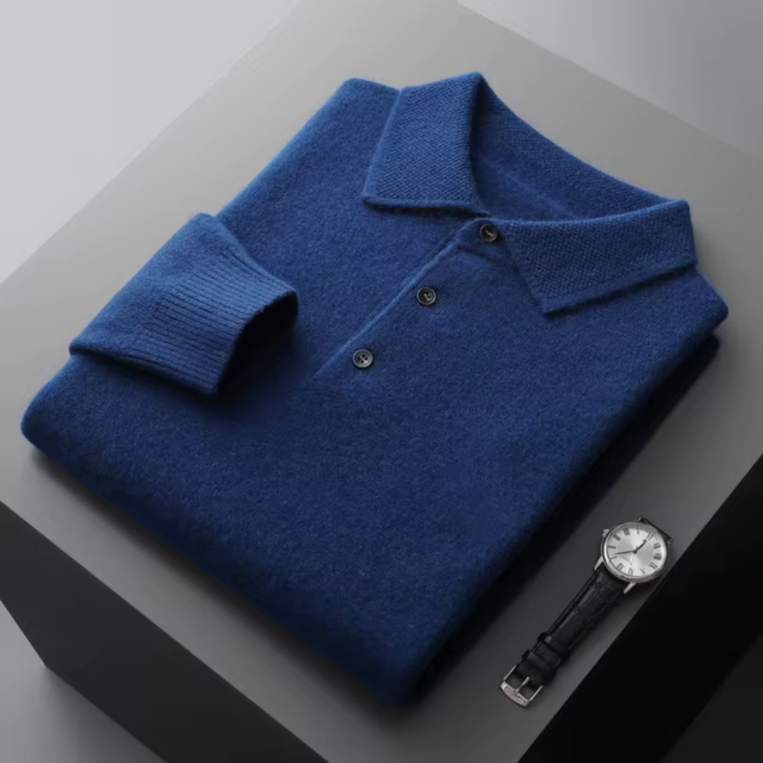 Louis - Polo mit langen Ärmeln