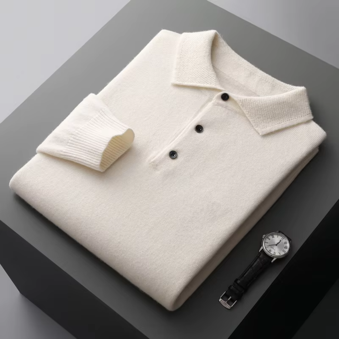 Louis - Polo mit langen Ärmeln