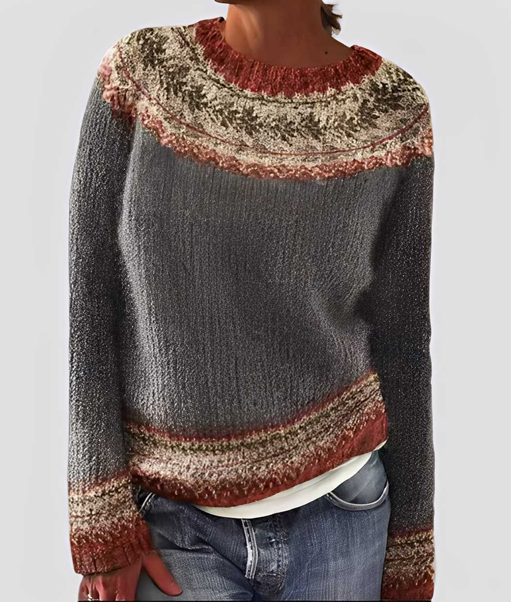 Christal - Damen-Wollpullover, elegant und leger geschnitten