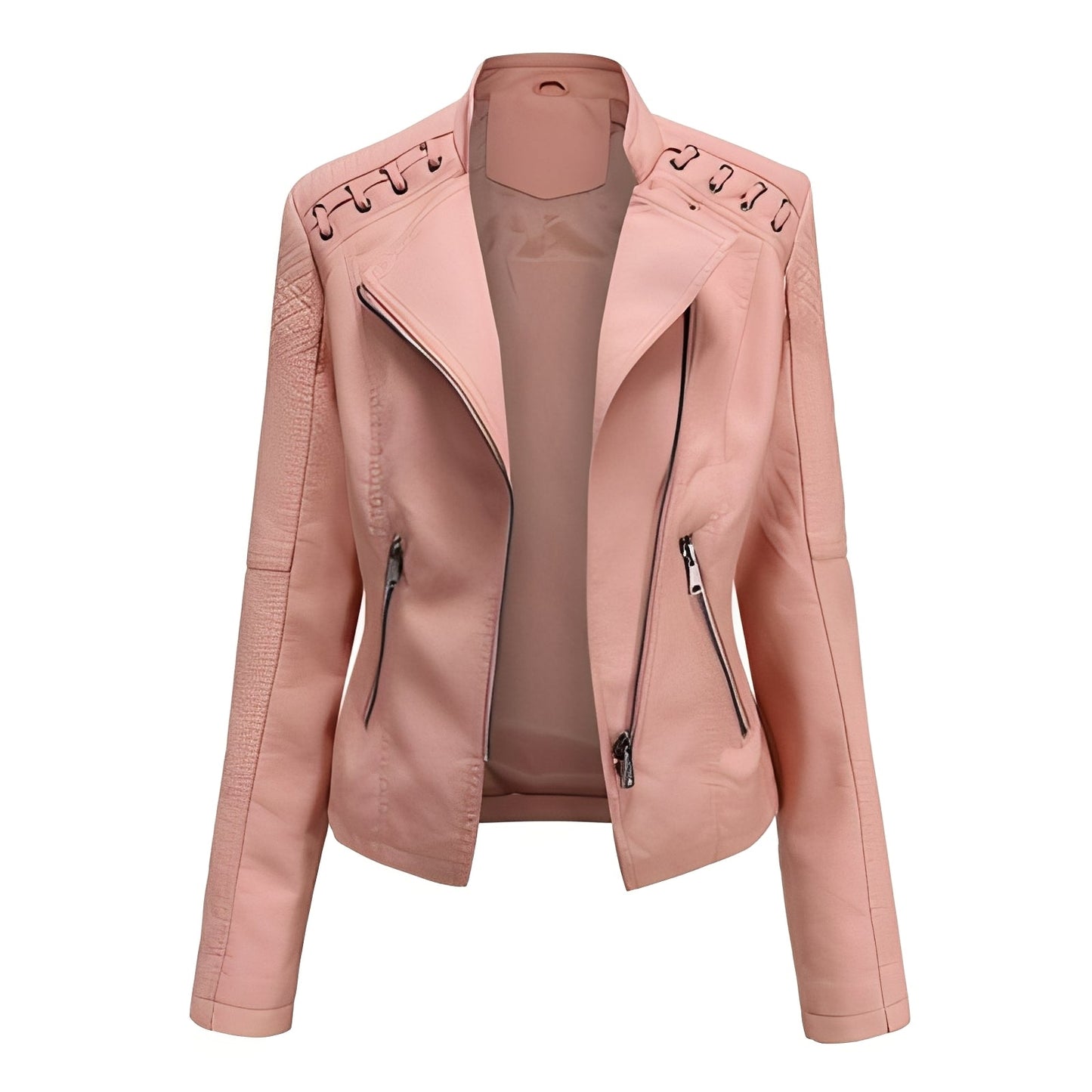 Narelle - Schicke, eng geschnittene kurze Damenlederjacke