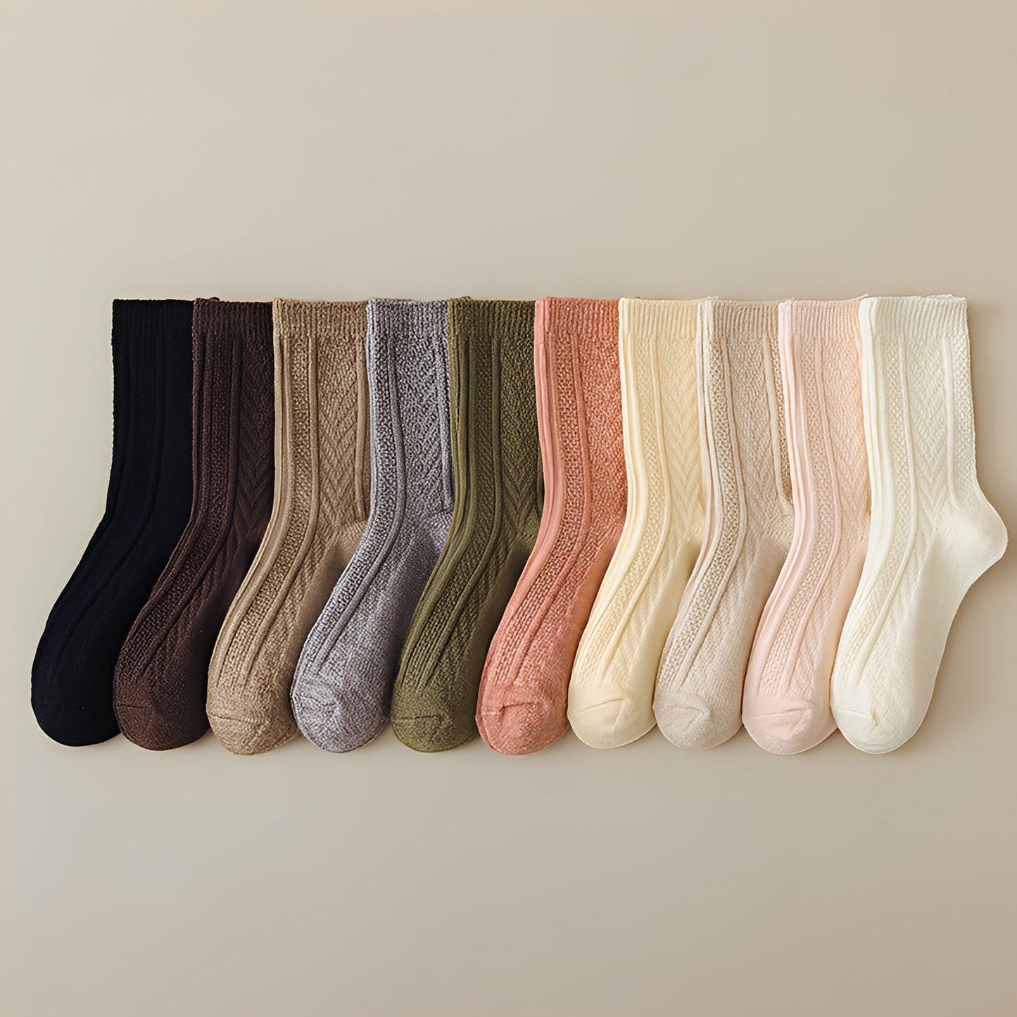 Marcelyn - Moderne, warme und dicke Wollsocken für Damen