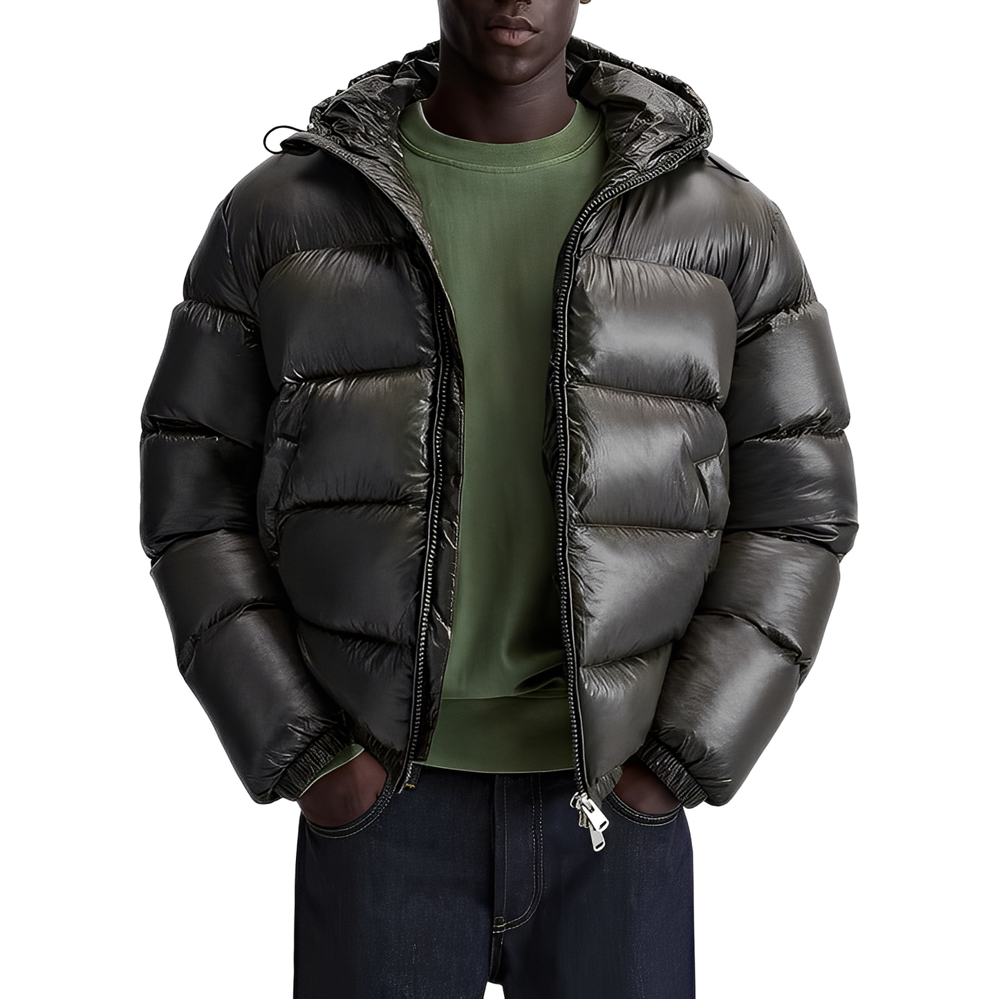 Micheal - Herren-Daunenjacke mit zeitgemäßer Kapuze