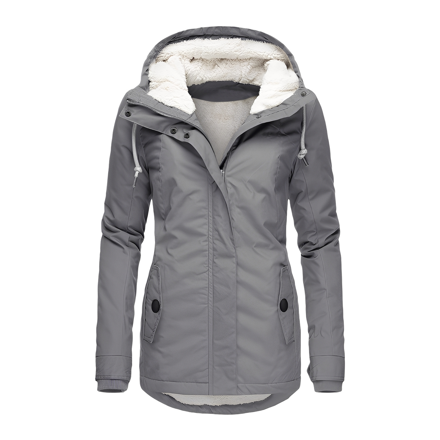 Hilary - Stilvolle Damen-Winterjacke mit Kapuze