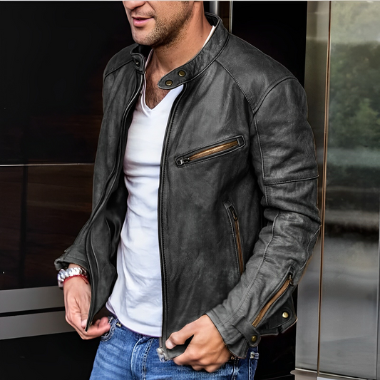 Enrico – Trendige Lederjacke