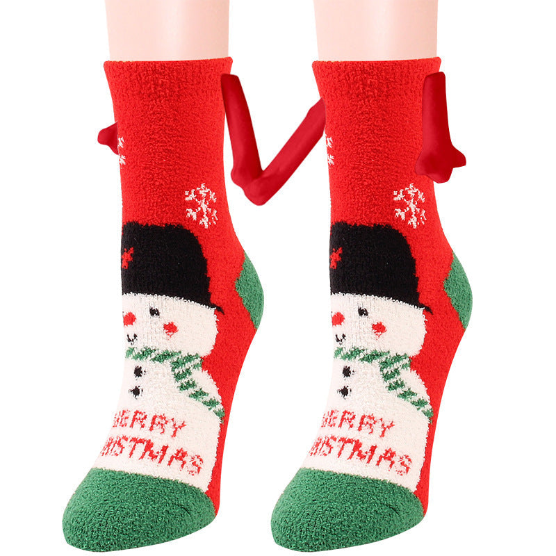 Cailin - Modische Damen-Weihnachtssocken aus Fleece