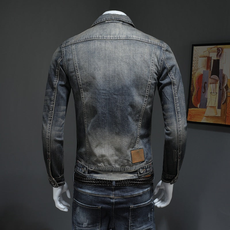 Lennon - Klassische, weit geschnittene Herrenjeansjacke