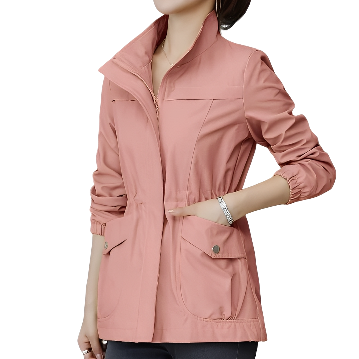 Gwenda - Modische Frauenjacke mit anpassbarer Taille