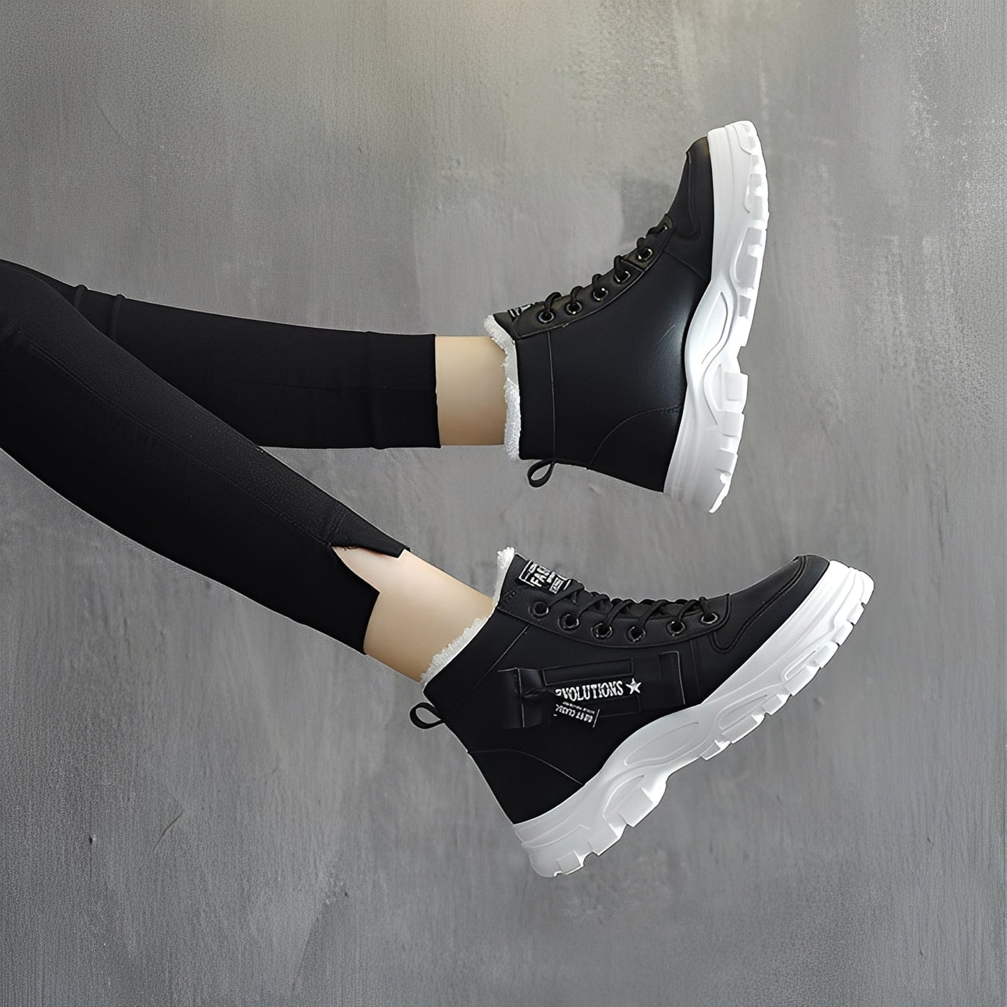 Jazmine - Modische Damen-Stiefeletten mit Plüsch