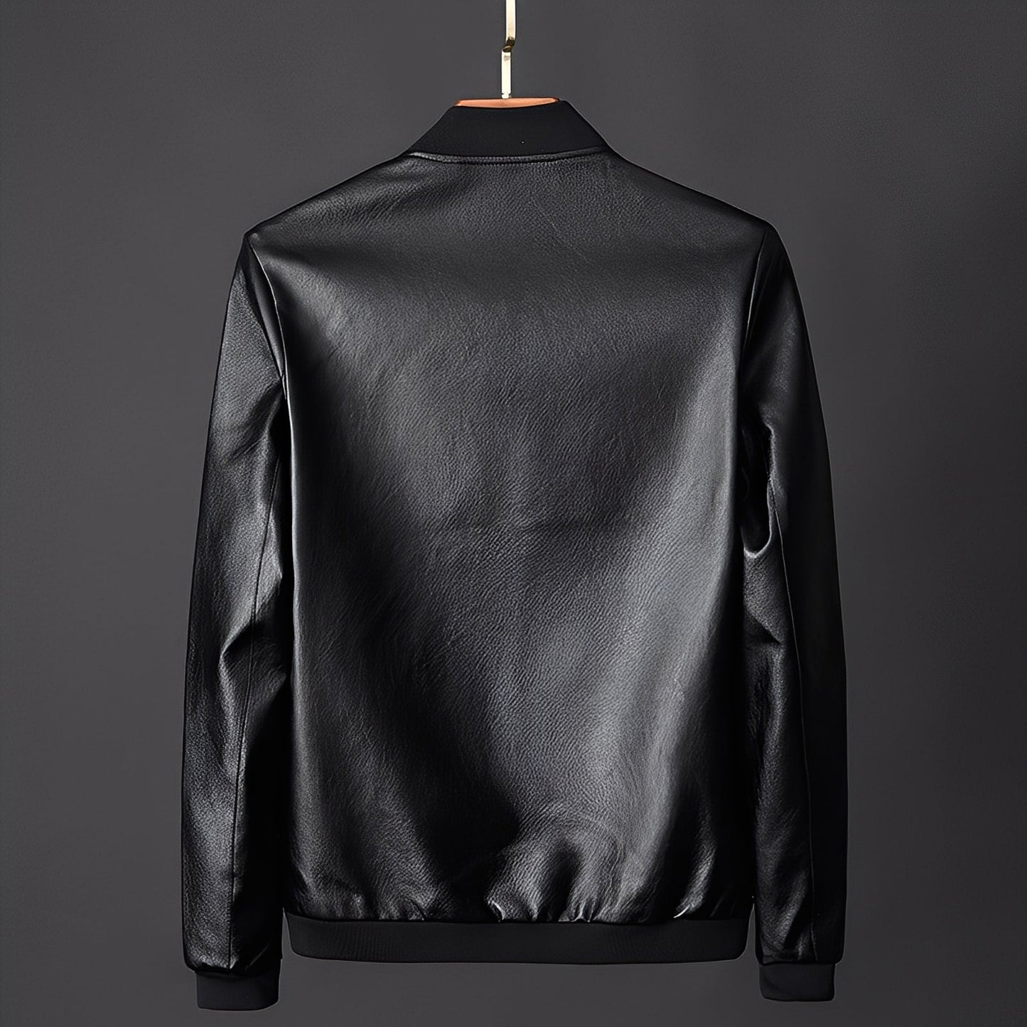 Jeremy - Modische Biker-Lederjacke für Männer
