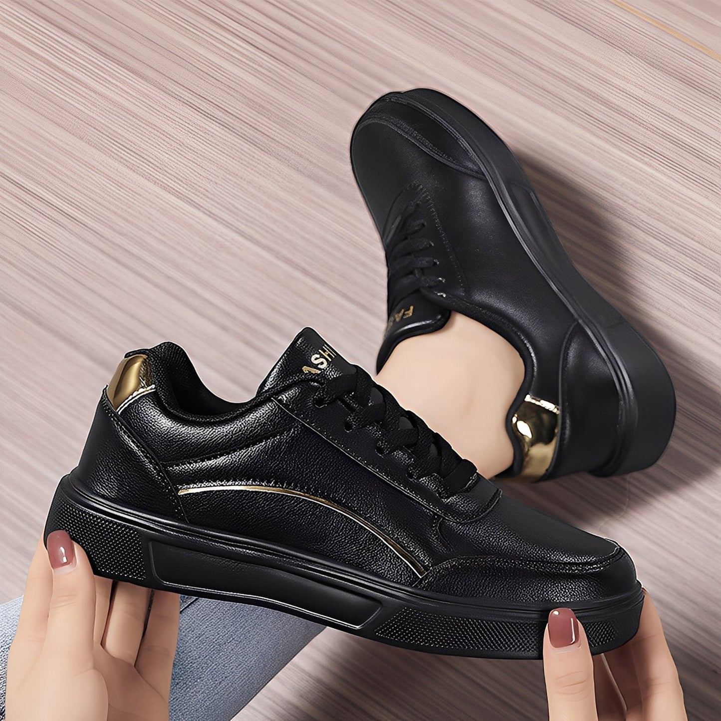 Rexanne - Moderne Damensneaker aus Kunstleder