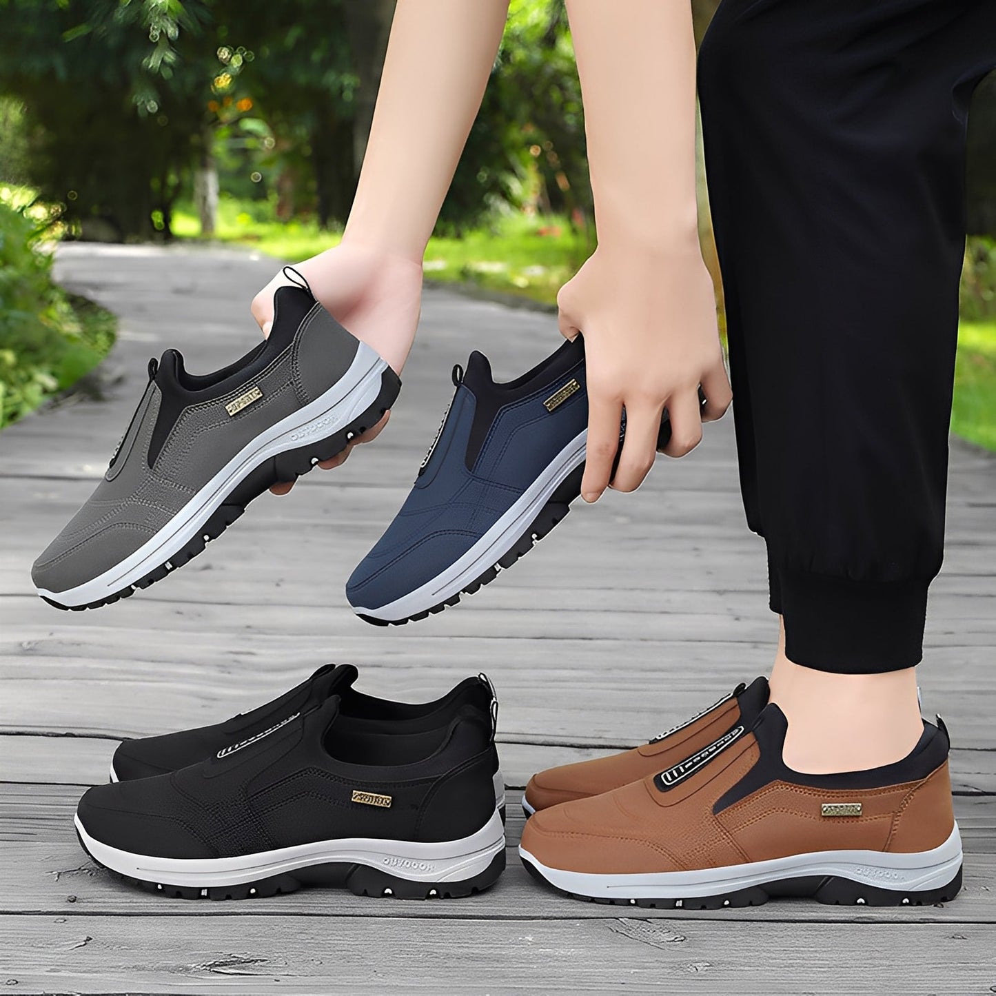 Cyril - Komfortable Männer-Schuhe aus luftdurchlässigem Netz