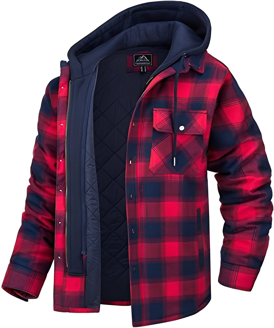 Roswell - Herrenjacke im karierten Look für die Freizeit