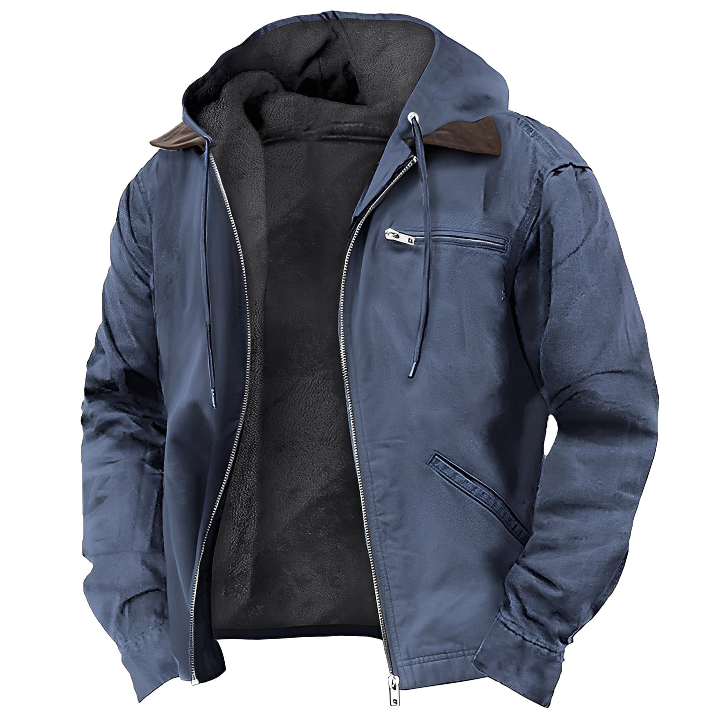 Wallace - Stylische Herren-Kapuzenjacke mit Taschen