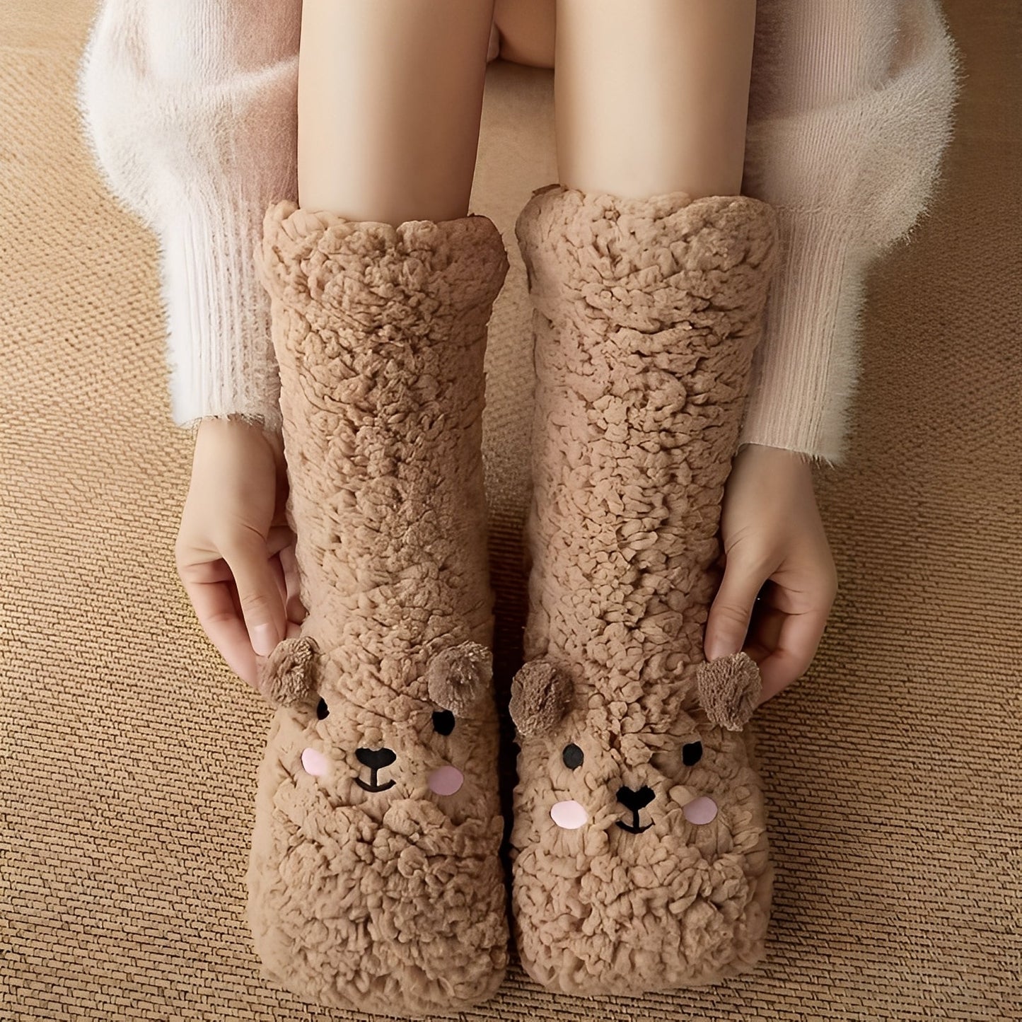 Caelie - Stylische, weiche, dicke Fleece-Socken für Damen