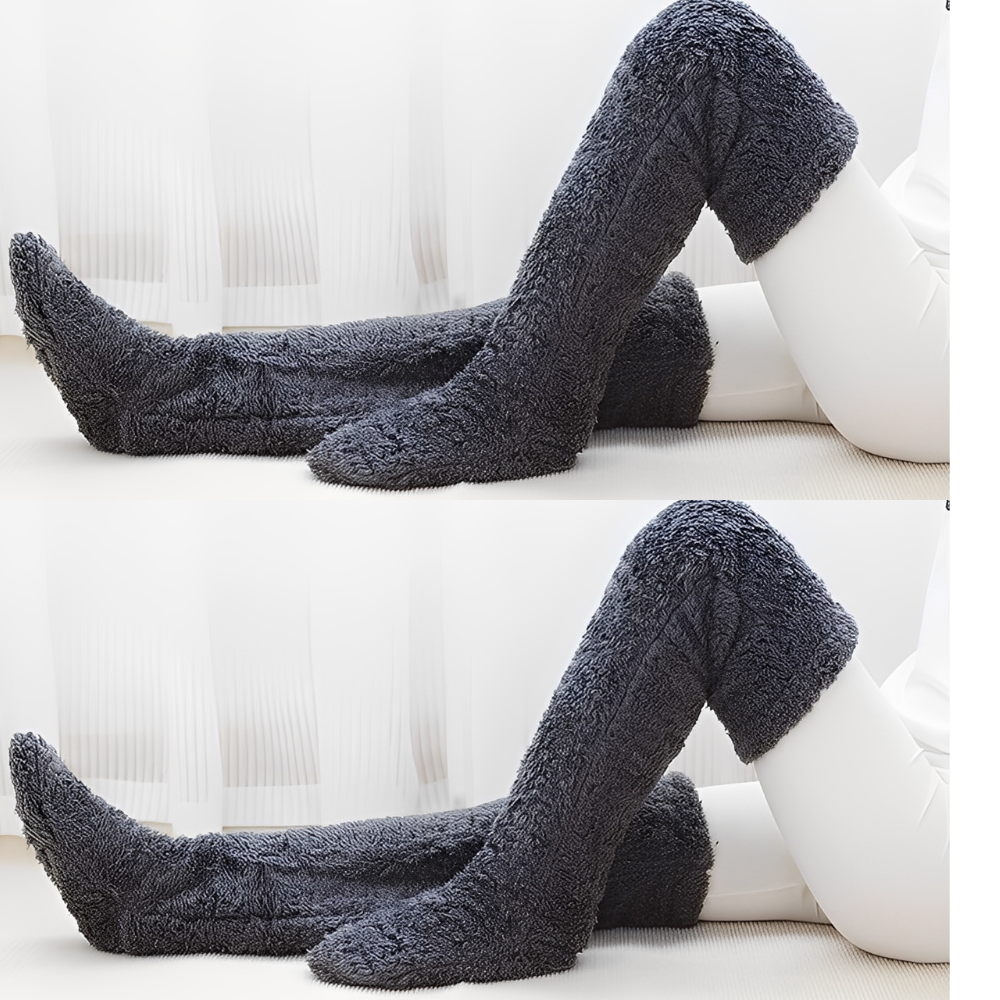Camellia - Warme, kniehohe Wintersocken für Damen