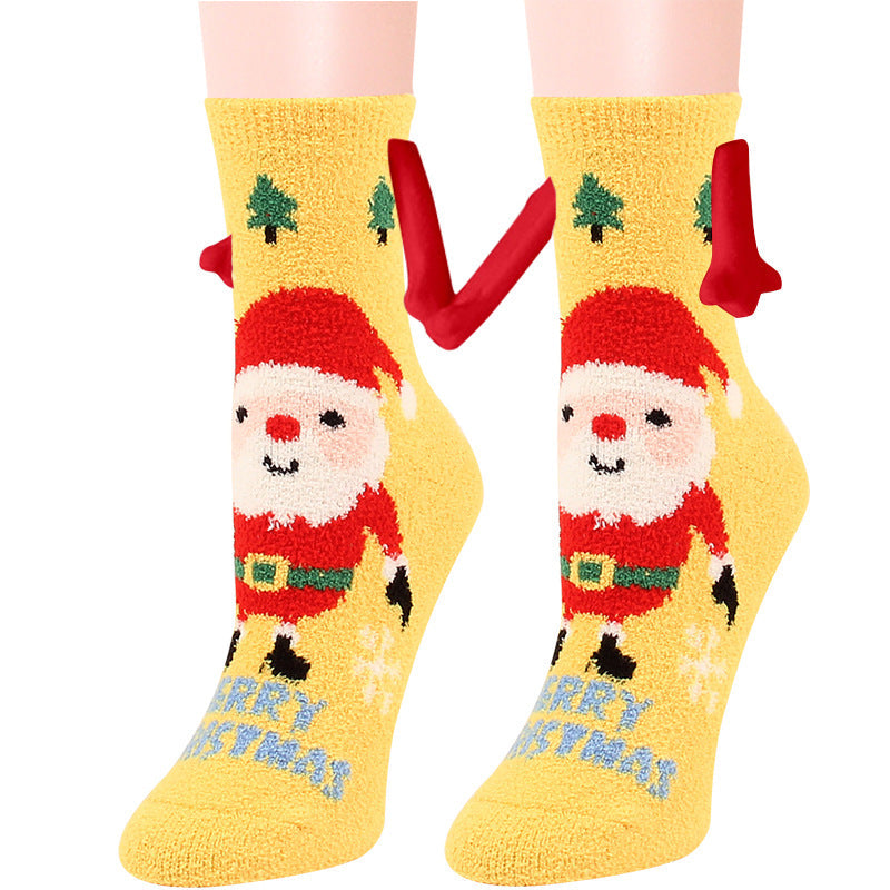 Cailin - Modische Damen-Weihnachtssocken aus Fleece