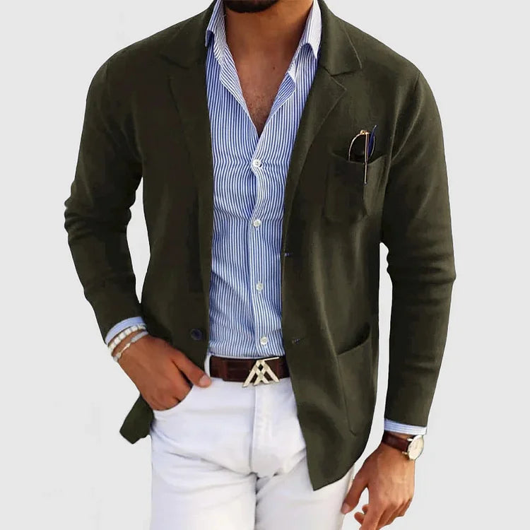 Nico – Eleganter Herrenblazer mit Revers und Knöpfen