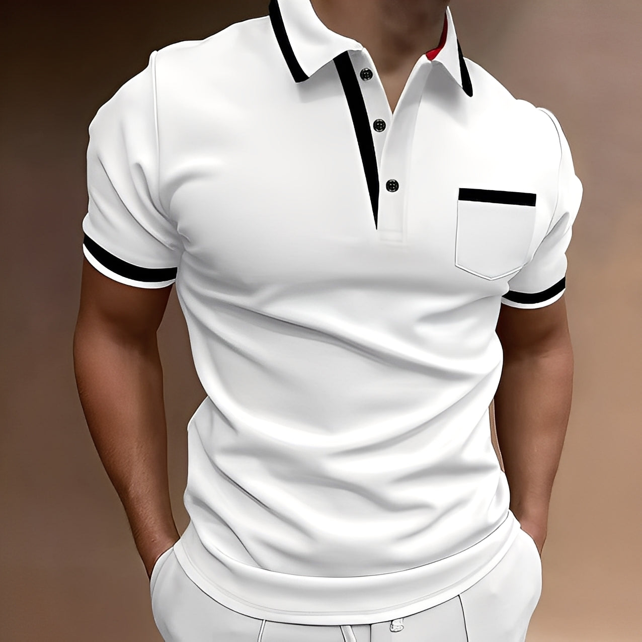 Alijah - Elegantes, enges Herren-Poloshirt