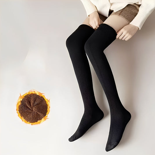 Shirlee - Elegante, warme, dicke Overknee-Socken