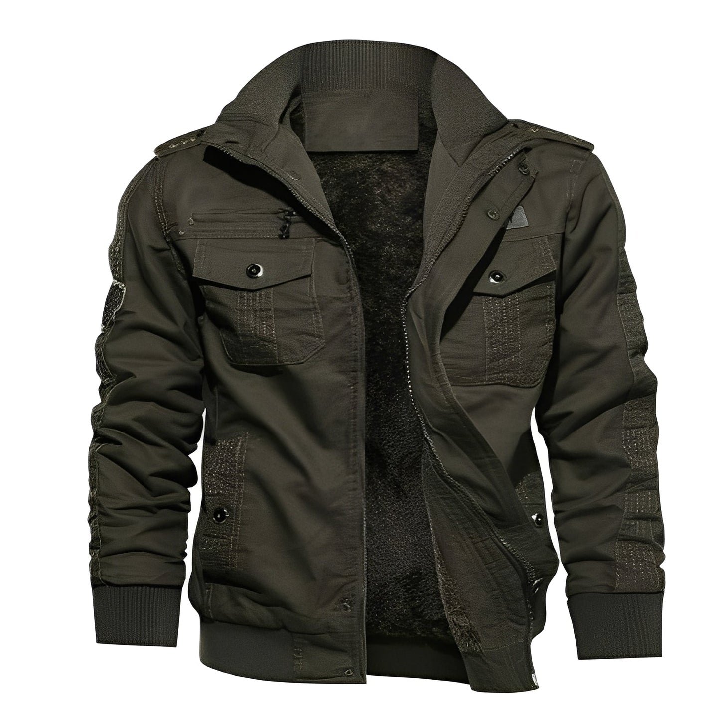 Gary - Modische Herren-Fleecejacke mit Taschen