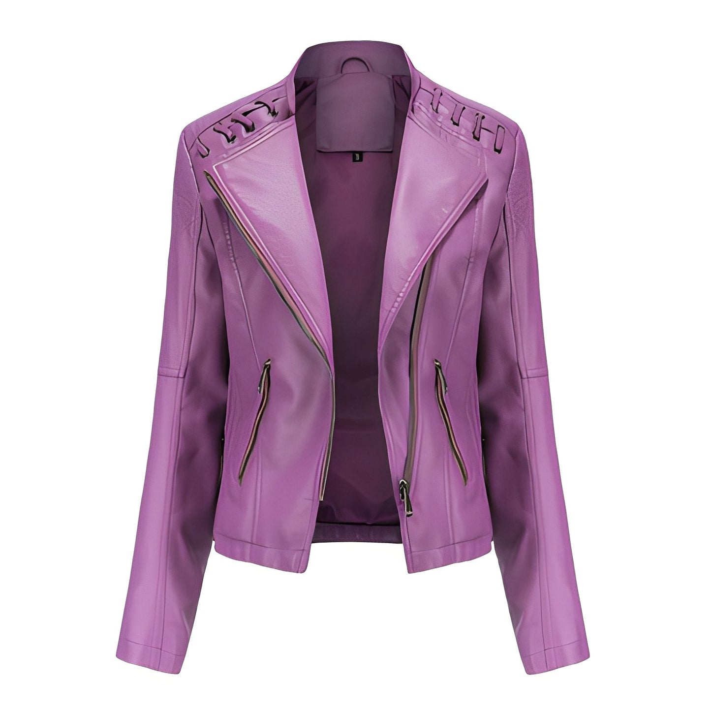 Narelle - Schicke, eng geschnittene kurze Damenlederjacke