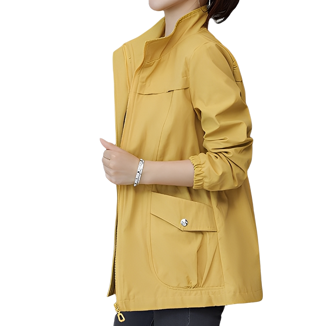 Gwenda - Modische Frauenjacke mit anpassbarer Taille